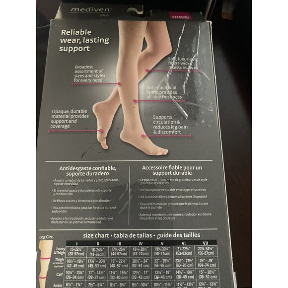 Mediven Plus Beige 30-40 Size III - Picture 2 of 11